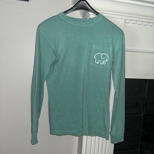 Teal Long Sleeve with Ivory Ella Logo
